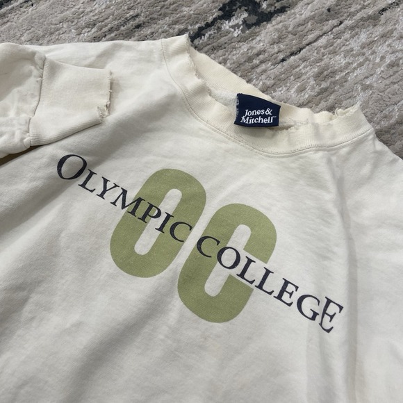 Champion Other - Vintage Olympic 00 Collage Sweatshirt Men XL Crew Neck Sweater THRASHED Y2K